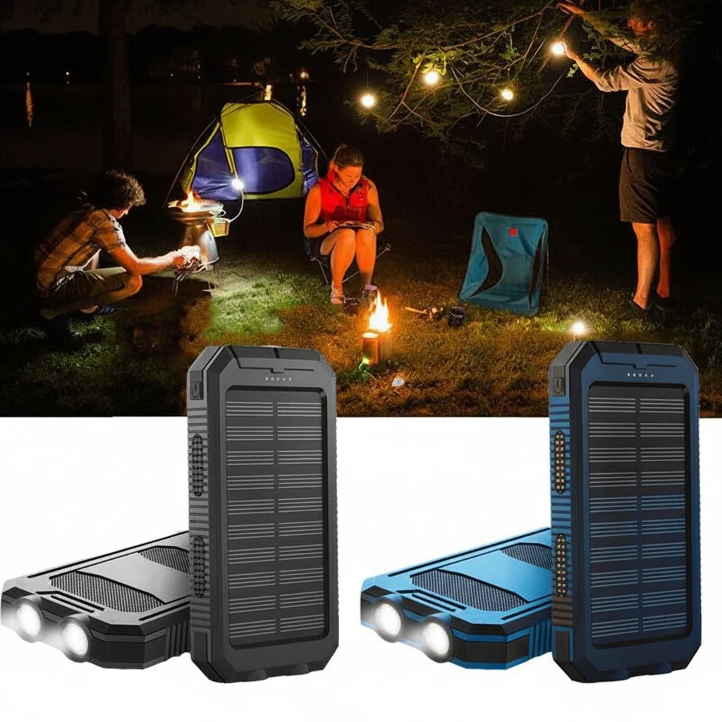 Portable Charger Solar Power Bank 20000mah Capacity - Image 4